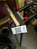 Adjustable chrome roller on a stand - thumbnail 1 of 2