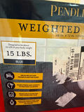 Pendleton 15 lb Blue Weighted Blanket - thumbnail 3 of 3