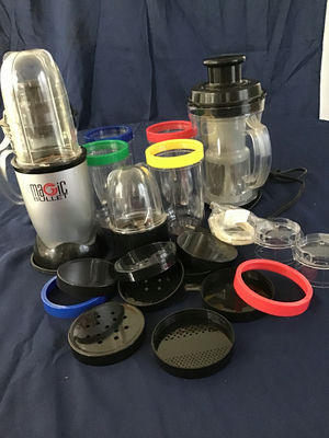 Magic Bullet blender with jars and accessories - Image 1 of 3