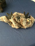 Beaver Fur Hat  with Ear Flaps and a faux fur moose hat - thumbnail 4 of 4
