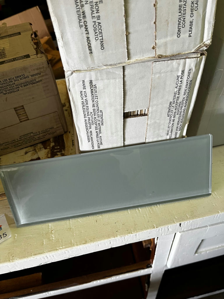 Crystile series decorative tiles in cartons with gray tile slab - image 3 of 5