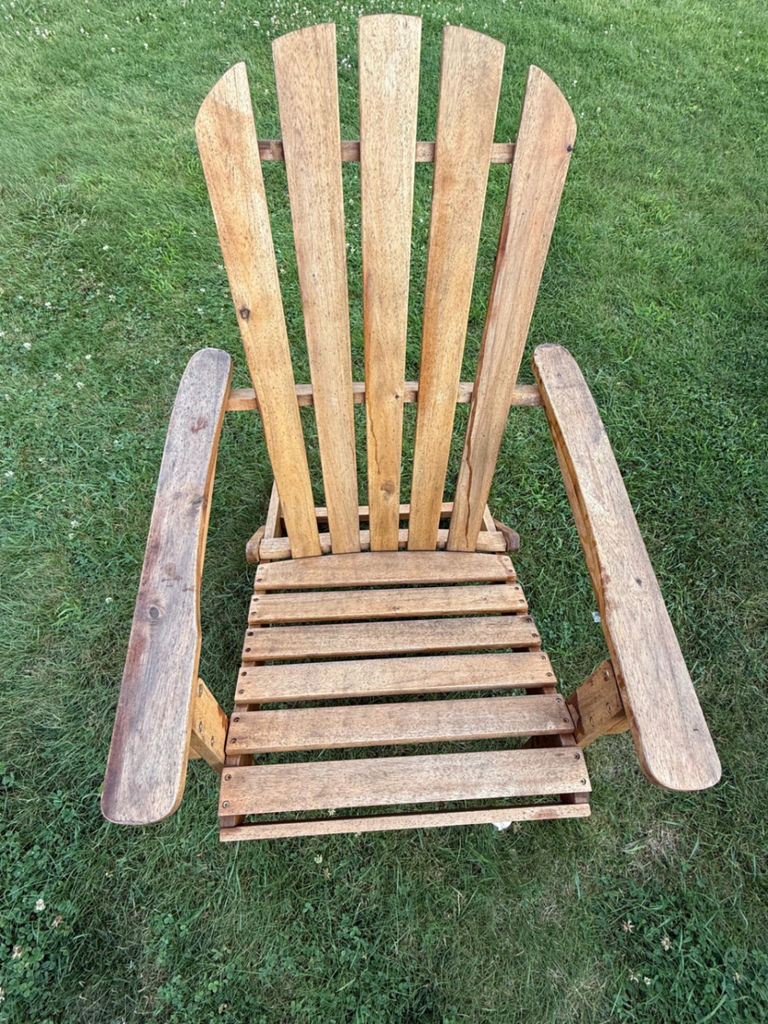 Wooden Adirondack-style chair - image 1 of 1