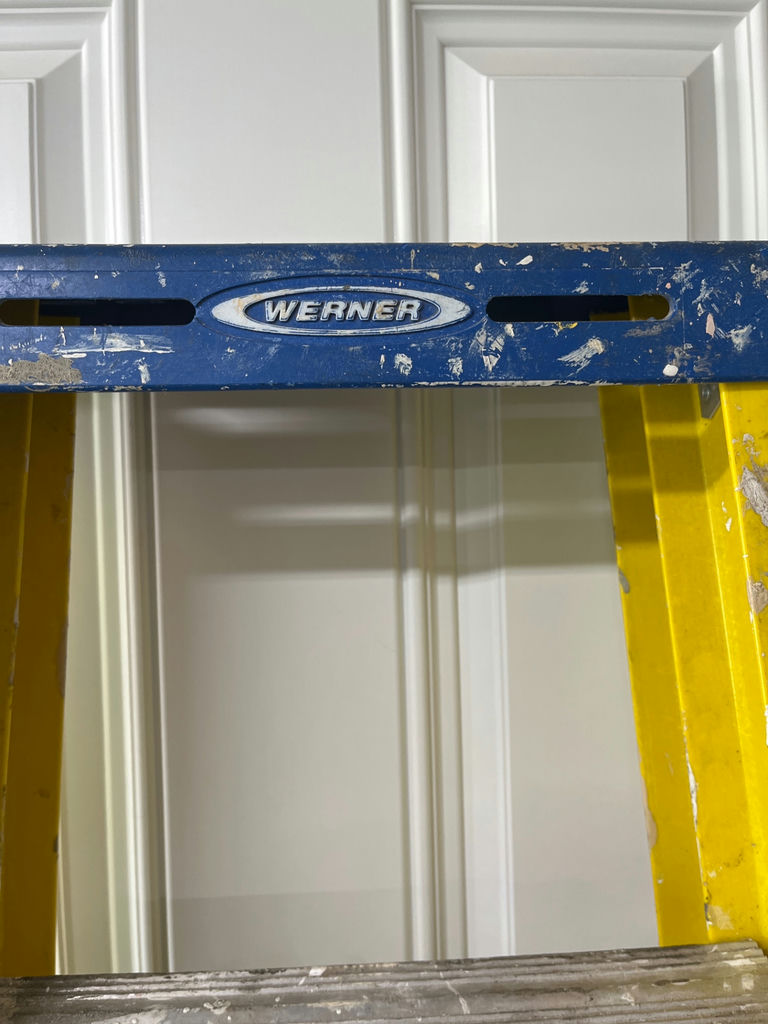 Werner yellow aluminum step ladder - image 2 of 3