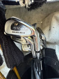 Golf bag with clubs and folding golf cart - thumbnail 6 of 6