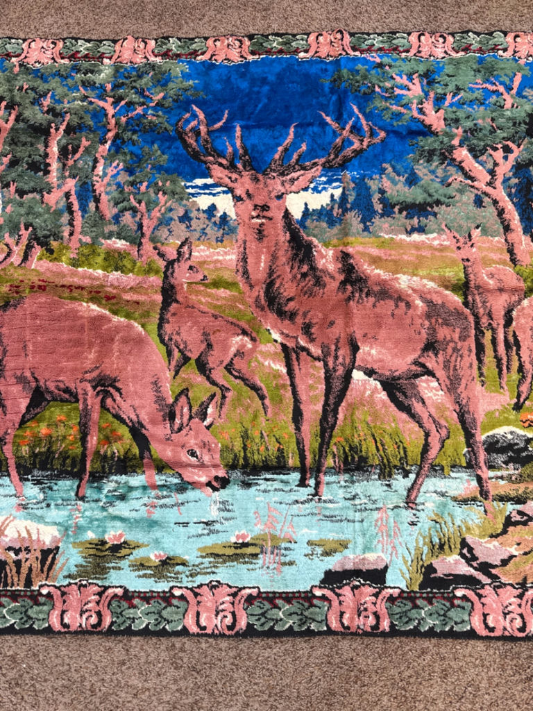 Deer Motif hanging Decorative Rug - image 3 of 4