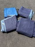 Blue quilted moving  blankets - thumbnail 2 of 2