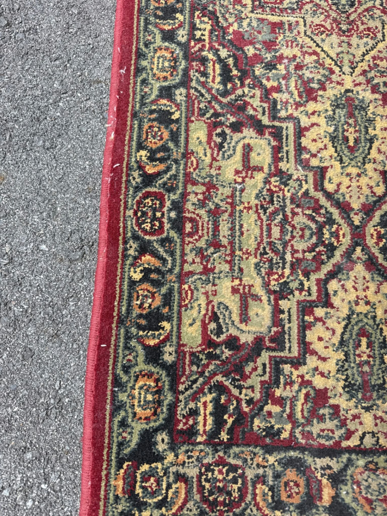 Oriental patterned runner rug - image 4 of 5