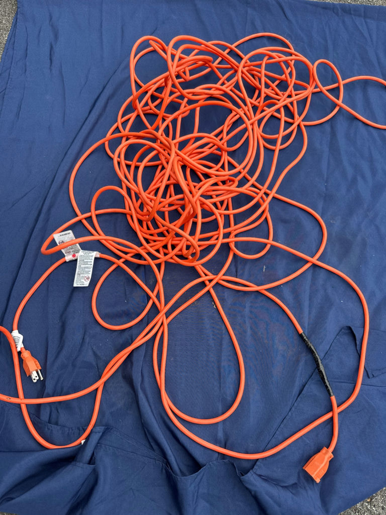  orange extension cord - image 2 of 3