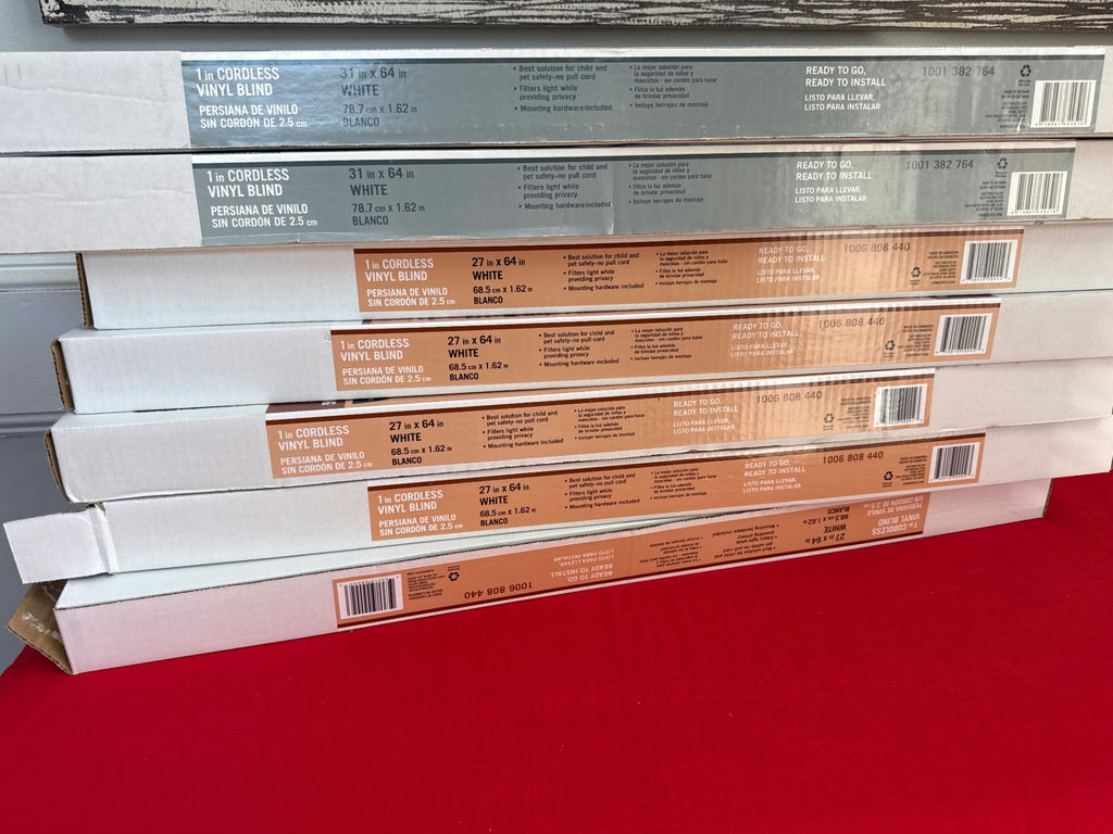 Cordless vinyl window blinds (light-filtering - image 1 of 3