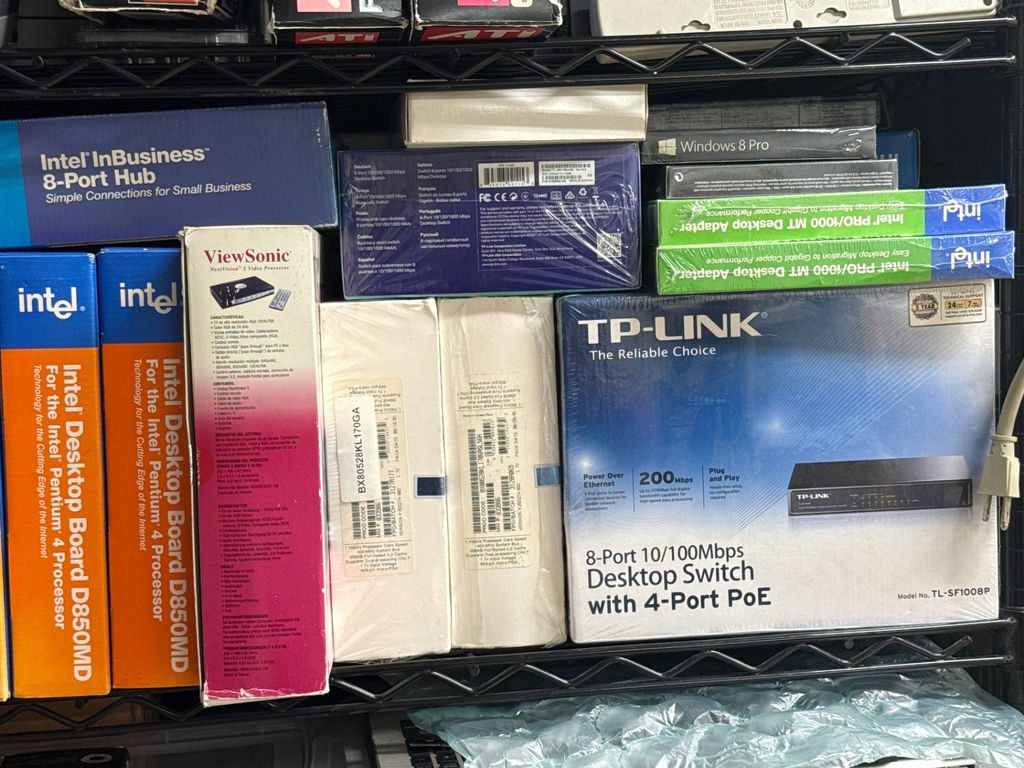Assorted Networking and Surveillance Equipment Boxes - image 1 of 4