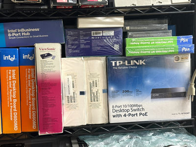 Assorted Networking and Surveillance Equipment Boxes - Image 1 of 4