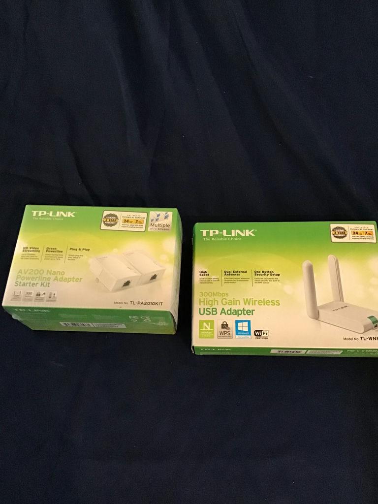 TP-LINK AV200 Powerline Starter Kit and Wireless USB Adapter - image 1 of 3