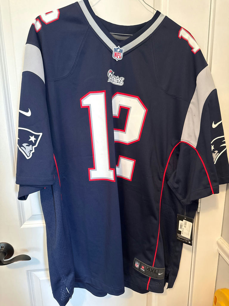 Tom Brady Patriots Jersey No. 12 - image 1 of 5