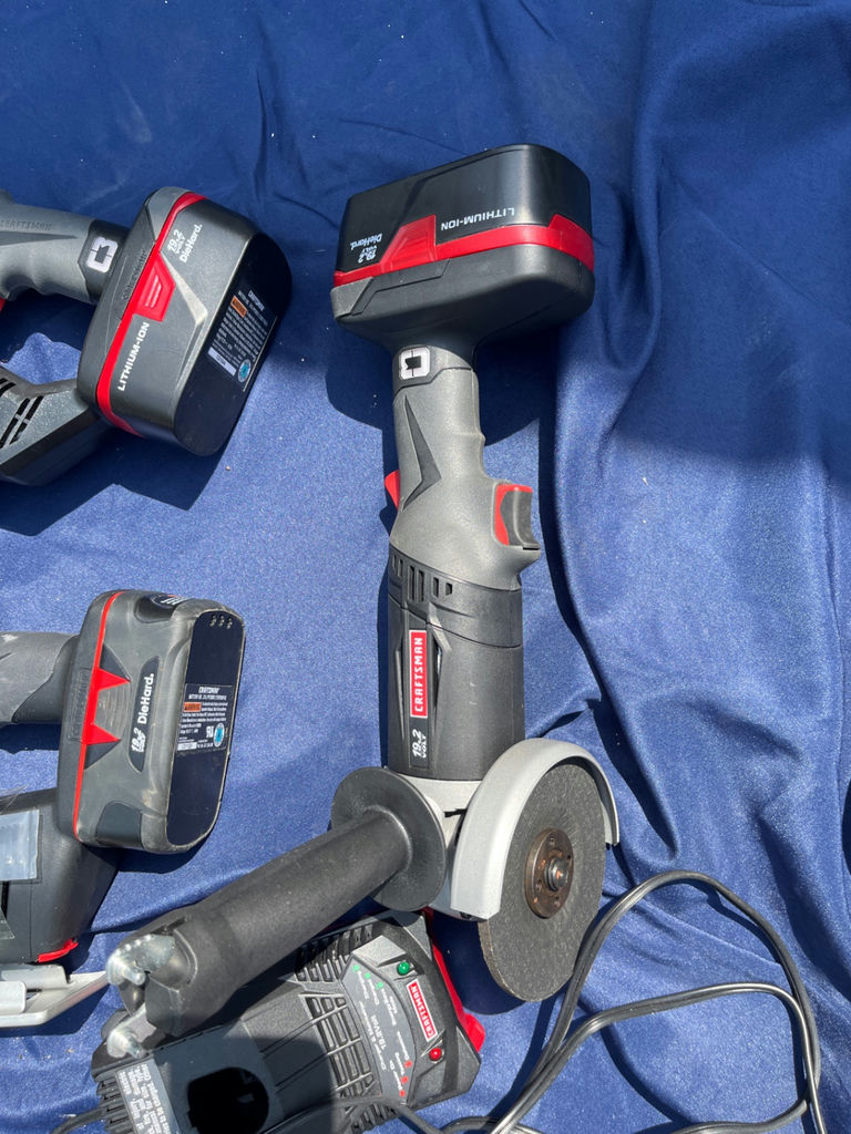 Craftsman cordless power tools with batteries and charger - image 2 of 4