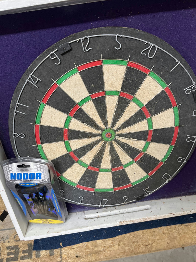 Dartboard with Dart Tips - image 2 of 2