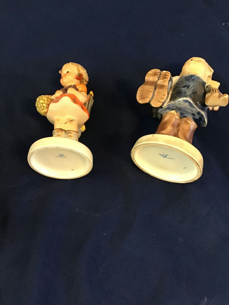 Assorted miniature figurines and decorative trinkets 2 Hummels and reproductions  - image 3 of 5