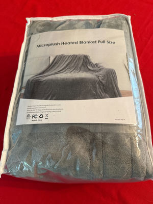 Full-Size Microplush Heated Blanket in Packaging - Image 1 of 1