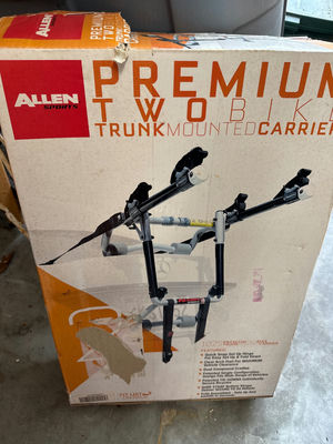 Allen Premium Two-Bike Trunk-Mounted Bicycle Carrier - Image 1 of 3