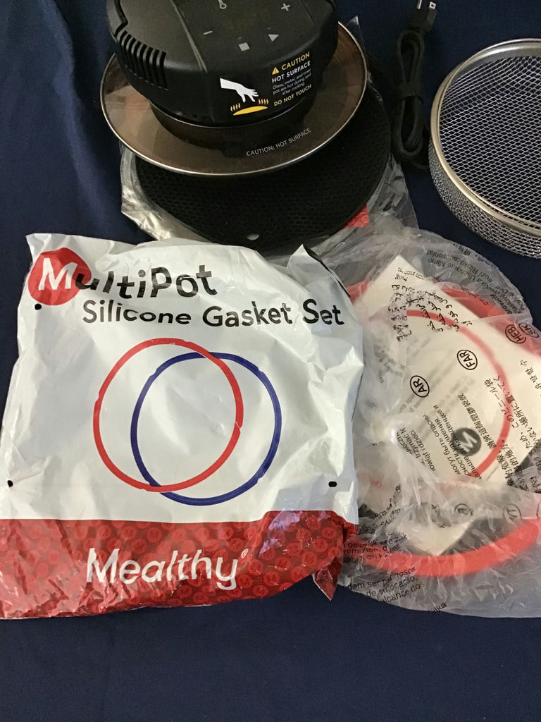 Mealthy CrispLid air fryer lid with gasket set and accessories - image 3 of 3