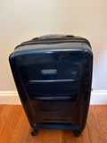 Blue Samsonite hard-shell rolling suitcase - thumbnail 2 of 5