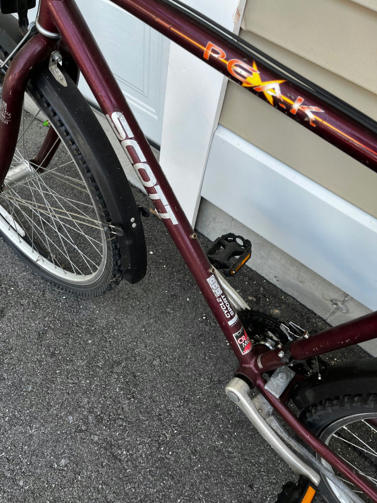 Scott Peak maroon mountain bicycle - image 2 of 6