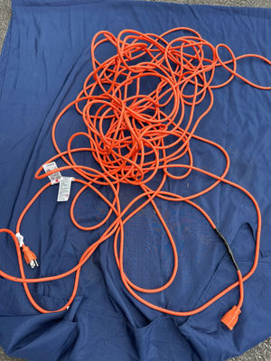  orange extension cord - Image 1 of 3