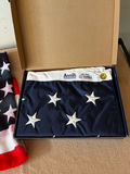 4x6 ft Nylon U.S. Flag in Annin Flagmakers Box and flag scarf - thumbnail 1 of 4