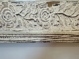 Distressed White Ornate Wall Mirror - thumbnail 3 of 3