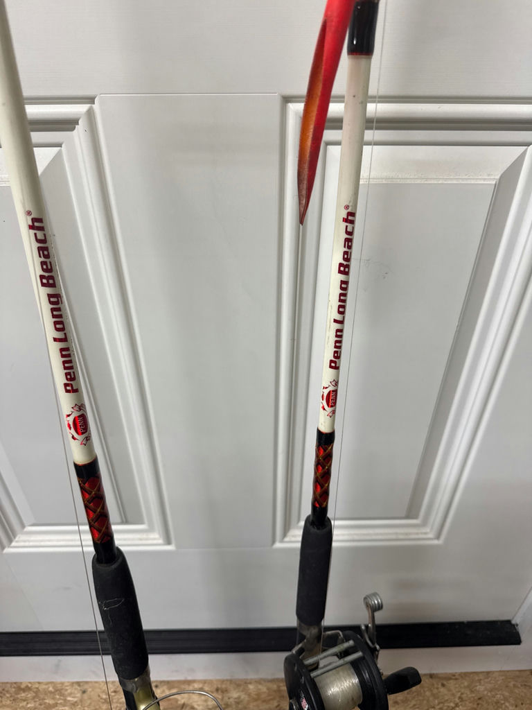 Two fishing rods with spinning reels - image 3 of 5