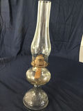 Antique glass oil lamp and ornate brass calendar clock(needs glass dome) - thumbnail 3 of 3