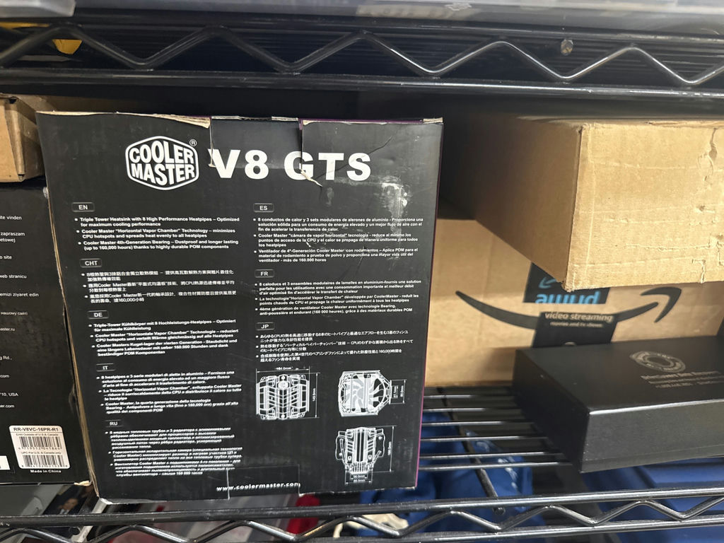 Multiple Cooler Master V8 GTS CPU Cooler boxes and Lenovo USB Keyboard box - image 2 of 4