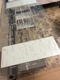 Glass-top desk with white shelf base - thumbnail 2 of 5