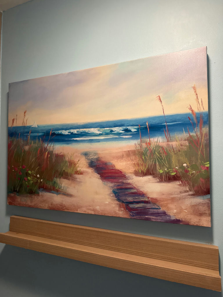 Beach dunes seascape painting - image 2 of 3