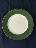 11  dinner plates: Crate & Barrel green-rimmed plates - thumbnail 2 of 2