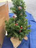 Boxed Christmas ornaments and small artificial tree - thumbnail 4 of 5