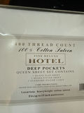 Queen Sheet Set, 400 Thread Count 100% Cotton Sateen - thumbnail 3 of 3