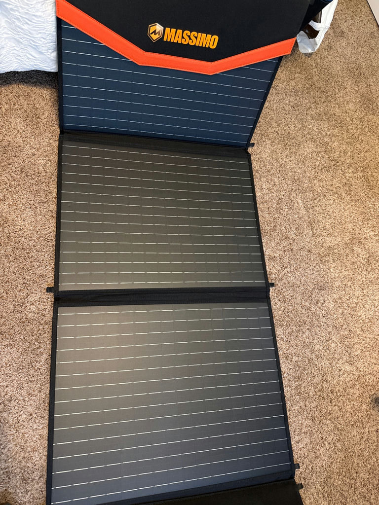 Massimo Portable Foldable Solar Panel Kit - image 3 of 5