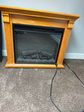 Wooden mantel electric fireplace - thumbnail 2 of 3