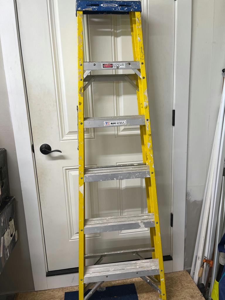Werner yellow aluminum step ladder - image 1 of 3