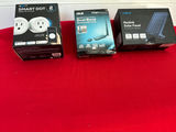 Smart Wi-Fi plugs, USB wireless adapter, and solar panel - thumbnail 1 of 4