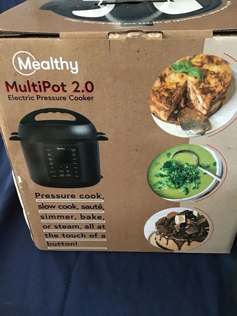 Mealthy MultiPot 2.0 Electric Pressure Cooker with accessories and meal mixes - image 2 of 2