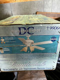2 Designer's Choice 52-inch Ceiling Fans with Thermostatic Remote Control - thumbnail 2 of 3