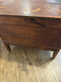 Vintage wooden chest of drawers with curved front - thumbnail 4 of 4