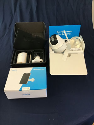 Security camera system with Reolink solar panel and Axis dome camera - Image 1 of 6