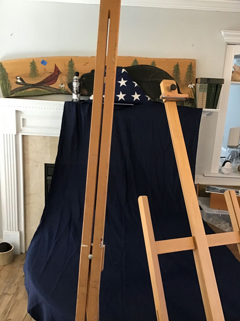 Two 6.5 foot wooden artist easels - image 3 of 3