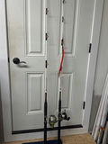 Two fishing rods with spinning reels - thumbnail 1 of 5