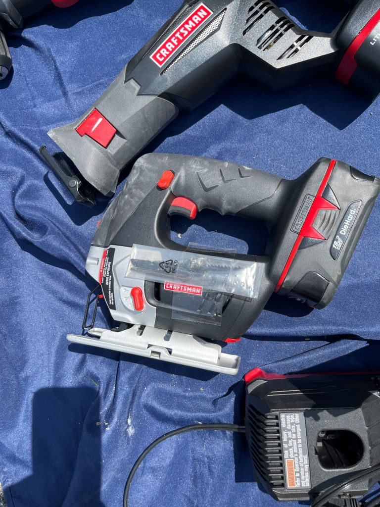 Craftsman cordless power tools with batteries and charger - image 3 of 4