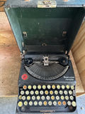 Remington Portable typewriter with Cyrillic keyboard in carrying case - thumbnail 1 of 4