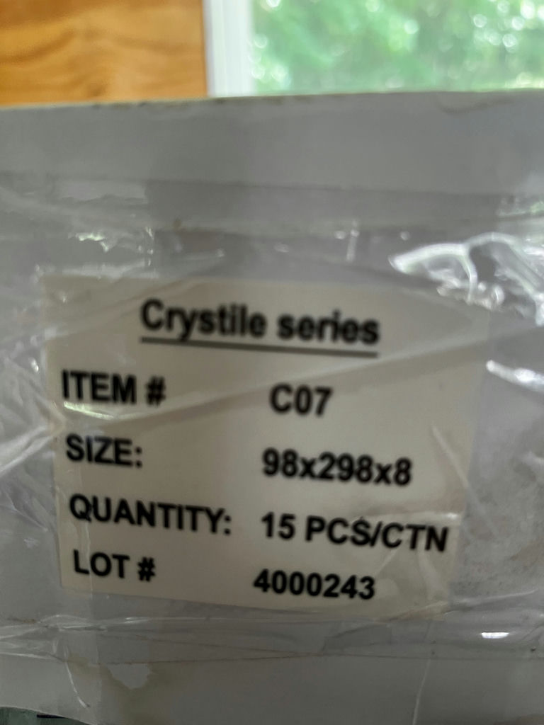 Crystile series decorative tiles in cartons with gray tile slab - image 4 of 5