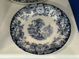 7pcs - Vintage Chinoiserie Teapot And Blue & White Dishes - F. Winkle & Co, Allerton's, Wedgwood Etc - thumbnail 3 of 7